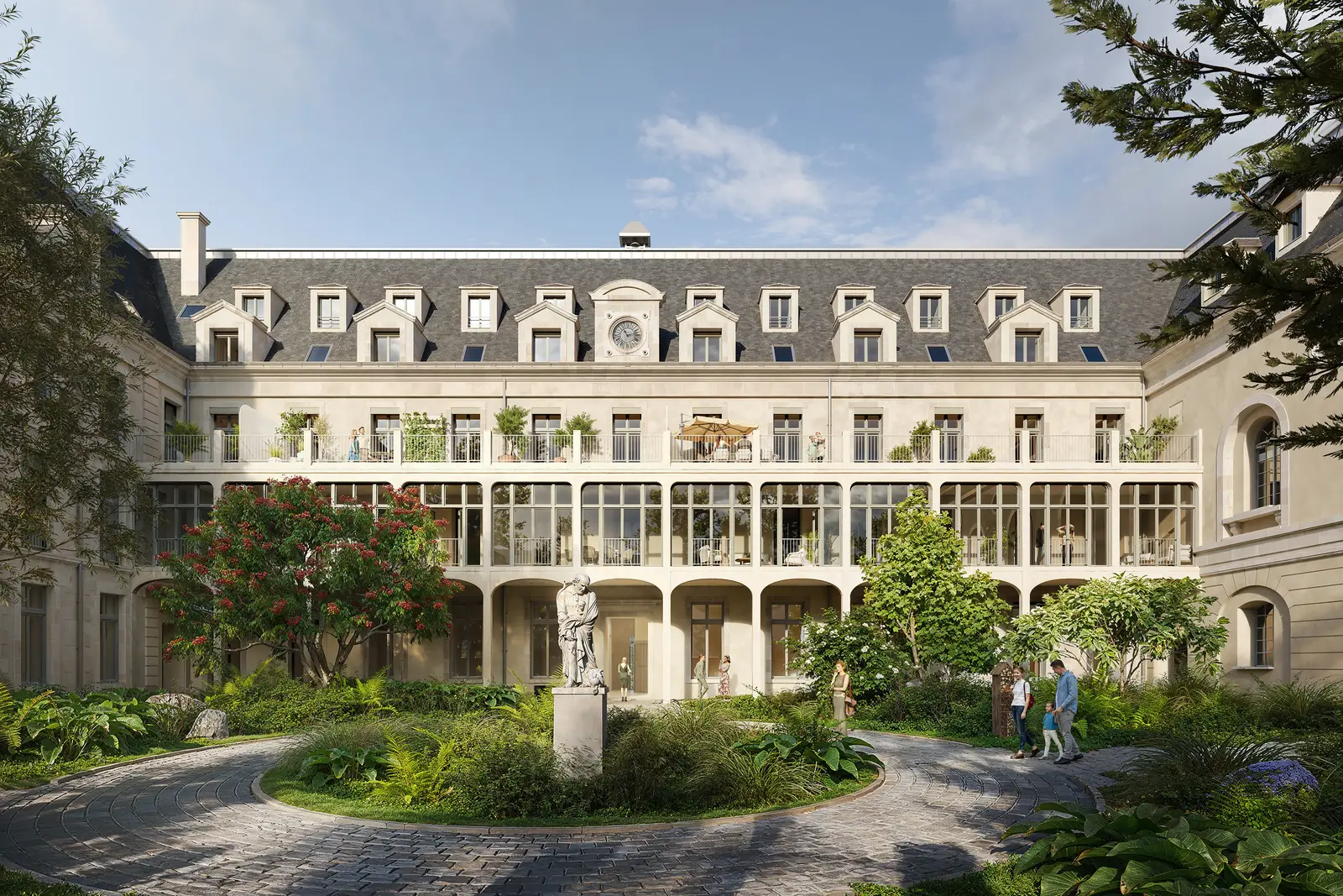 Village Saint-Vincent-de-Paul, beeld van het programma te Paris