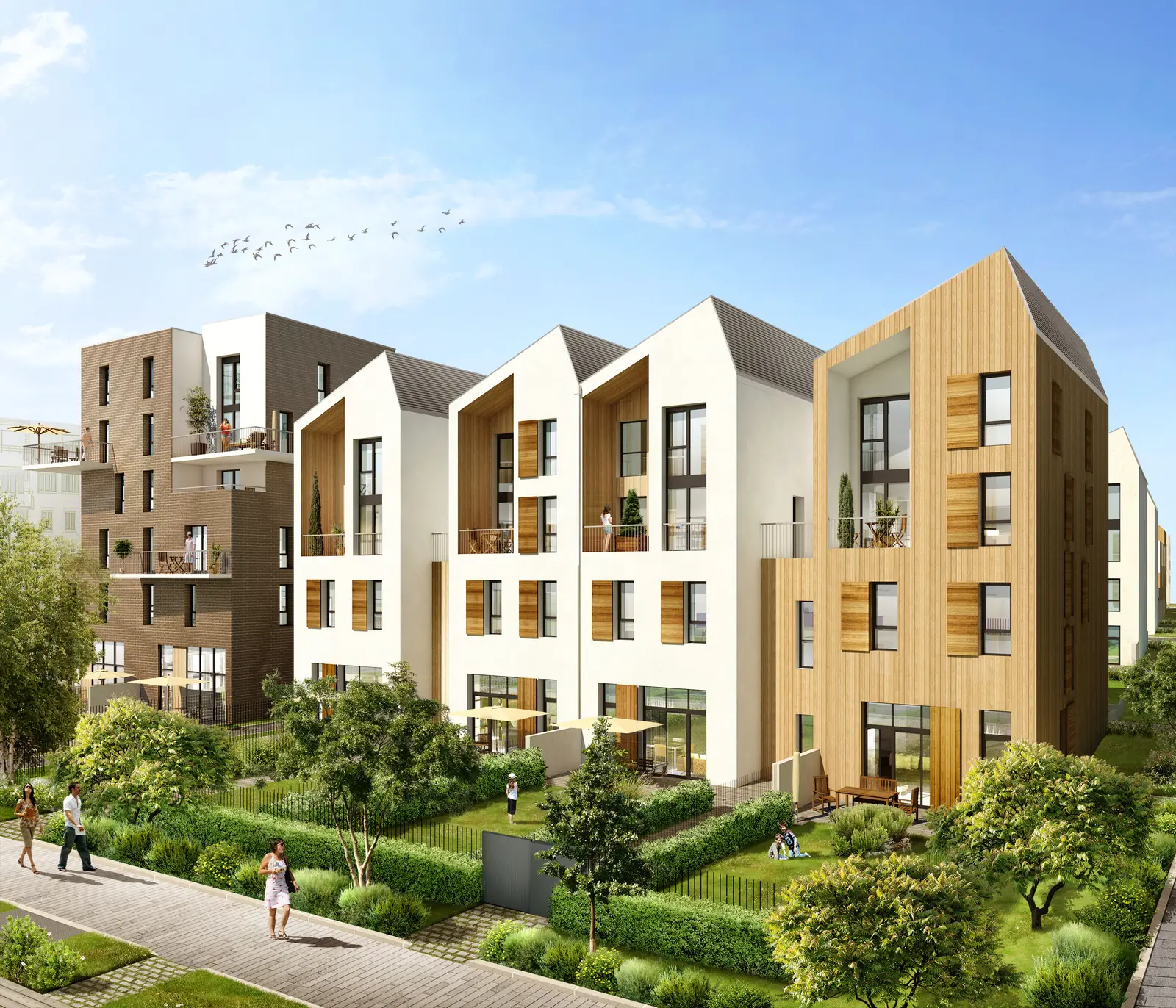 Villapollonia - MS à Bordeaux — vue du programme neuf