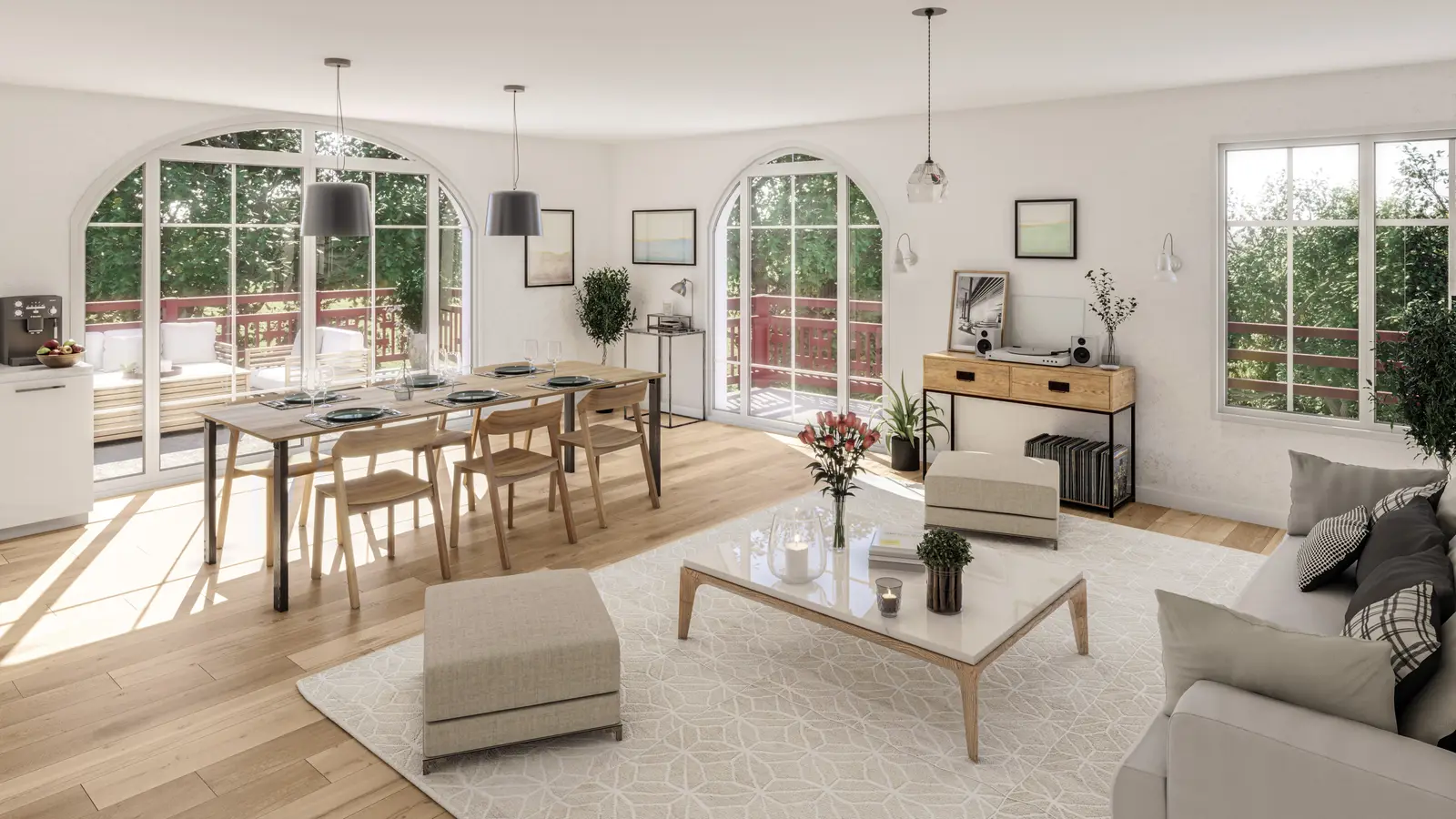 VILLAS IXIA à Andernos-les-Bains — vue du programme neuf