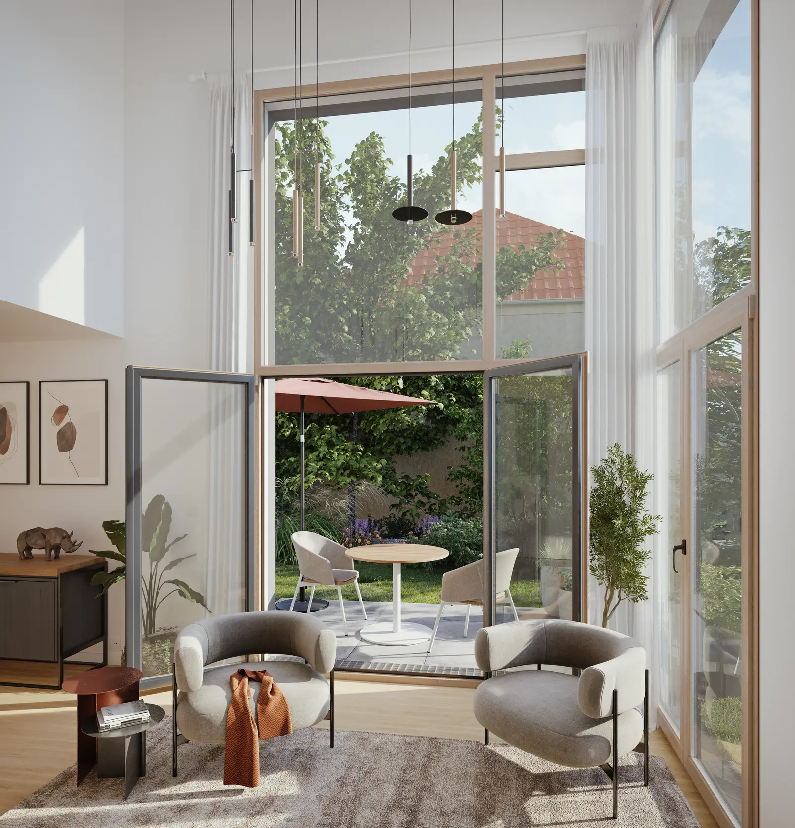 Villas les Perrières, development visual in Orly