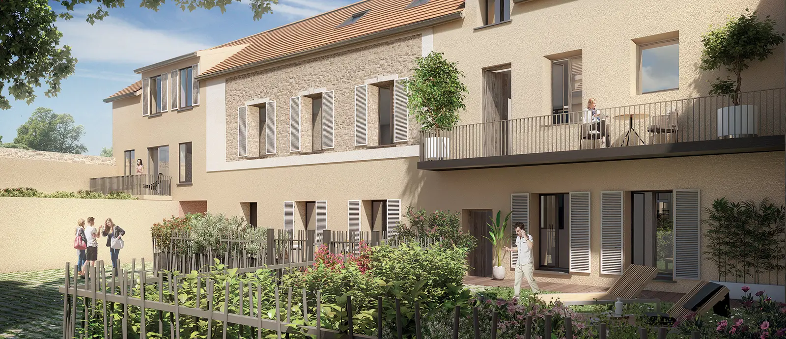 VILLAS MARIE à Massy — vue du programme neuf