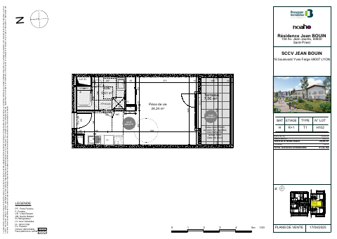 Appartement 1 pièce 30 m² · à Saint-Priest · 29,9 m² · 175 000 €