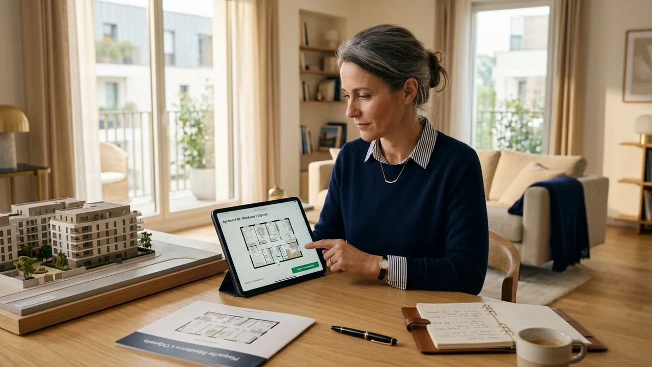 Un couple d'investisseurs en rendez-vous conseil avec JL HOME